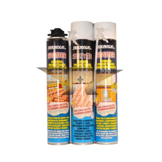 Schiuma Poliuretanica Monocomponente Splatter TEKNICA