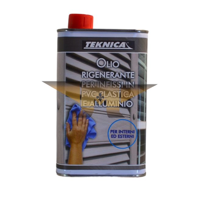 Olio rigenerante per infissi in PVC, plastica e alluminio - 500 ml TEKNICA