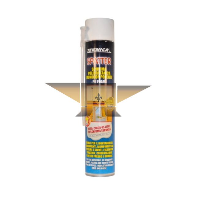 Schiuma Poliuretanica Monocomponente Splatter TEKNICA
